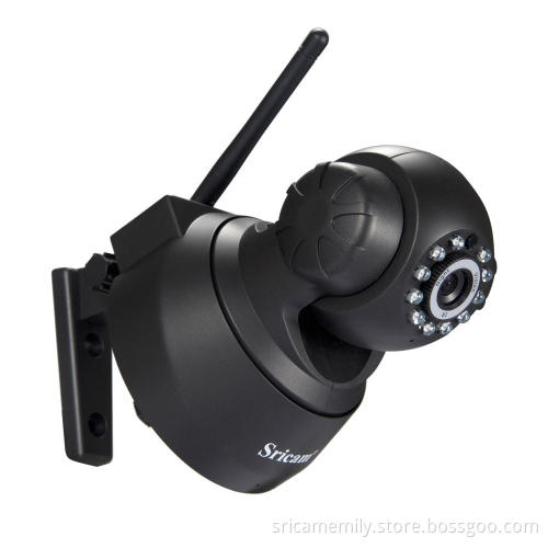 Sricam SP012 OEM/ODM Indoor Night Vision Two Way Audio SD Card Storage P2P IP Camera